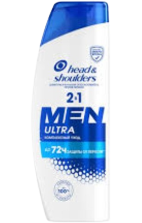 Шампунь муж. H&S Ul. tot.care 2in1 360мл