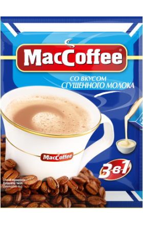 Սուրճ լուծվող «Mac» խտացրած կաթ 3-ը 1-ում 20գր