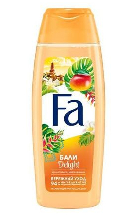 Гель для ванны <<Fa>> Bali Kiss 250мл