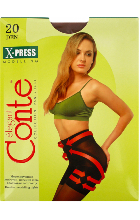 Զուգագուլպա «Conte Elegant X-press 20 Den N4» Բրոնզագույն  