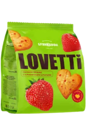 Cookie Lovett with dried strawberries 200g