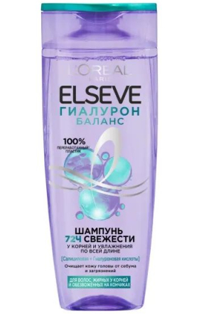 Շամպուն «L'Oreal» Elseve Հիալուրոնային բալանս 250մլ