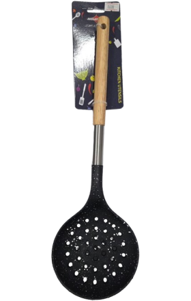 Plastic strainer, black, AV-8608