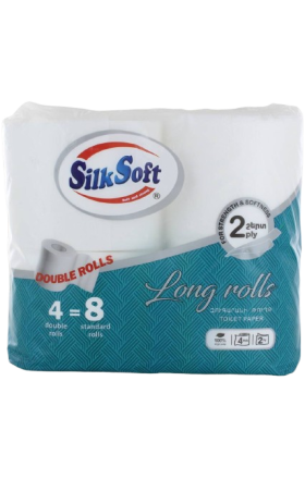 Զուգարանի թուղթ «Silk Soft» 2շ 4հատ