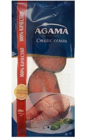 Սաղմոնի սթեյք Agama 400գ