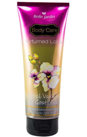 Лосьон для тела "Belle Jardin" с ванилью и козьим молоком, 250 мл.
