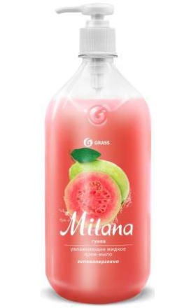 Հեղուկ կրեմ օճառ Grass Milena գուավա 1000մլ