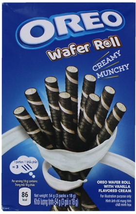 Вафельные трубочки с ванильным кремом "Oreo" 54г