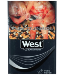 Cigarettes "West Active Fusion Black Slims"