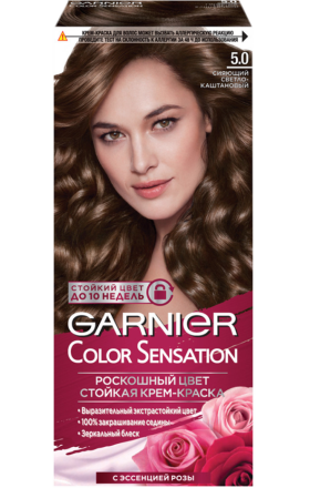 Краска д/в G.C.Sensation 5.0 свет.-кашт.