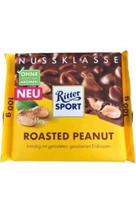 Շոկոլադե Սալիկ «Ritter Sport» կաթնային շոկոլադ աղի գետնանուշ 100գ