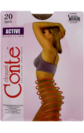 Tights "Conte Elegant Active 20 Den N5" Natural