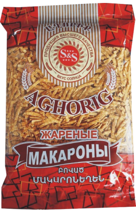 Жареные макароны "Агорик" Лапша 400г