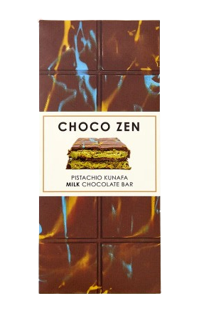 Կաթնային շոկոլադ գետնանուշ քունաֆա  Չոկո Զեն 190գ ԱՄԷ