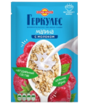 Oatmeal porridge "Russkiy Product Hercules"  raspberry 35g