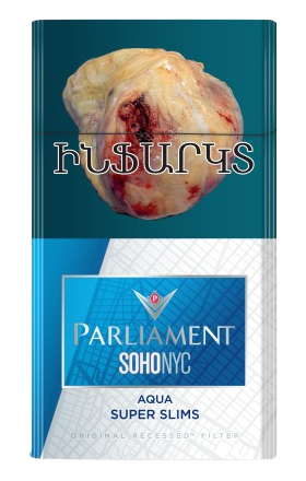 Cigarettes "Parliament" Soho Aqua Super Slims	