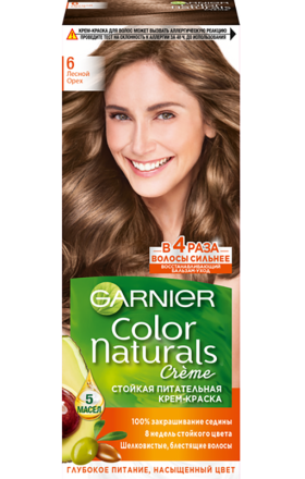 Hair dye "Garnier Color Naturals" №6
