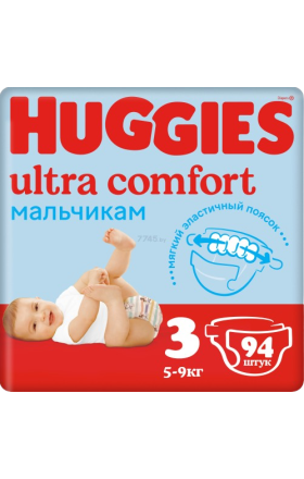 Подгузники "Huggies" Ultra Comfort N3 5-9կգ 94шт.