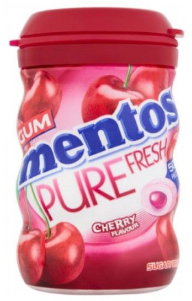 Chewing gum Mentos with cherry flavor 54g
