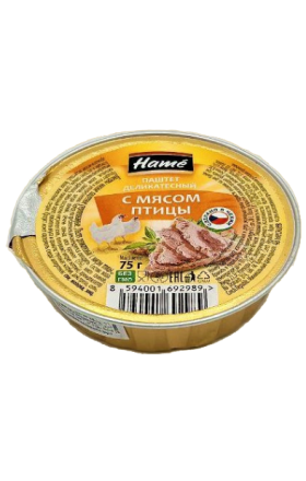 
Pate Hame with poultry meat 75g