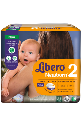 Детские подгузники Libero N2 3-6 кг 34 шт.