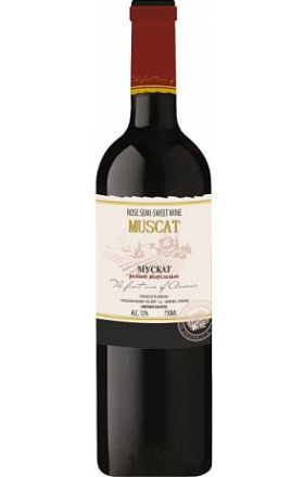 Գինի Մուսկատ վարդագույն կ/ք 0,75լ Պռոշյան