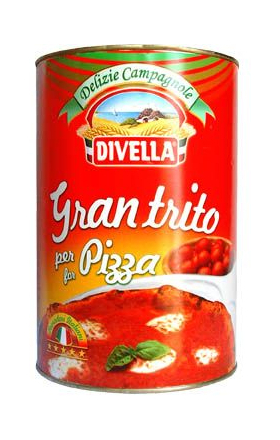 Chopped tomatoes for pizza Divella 4.05 kg
