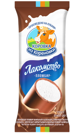 Мороженое ванильное "Коровка из Кореновки" 90г