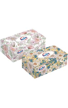 Коробочка для салфеток "Silk Soft" 2 слоя 150 шт.