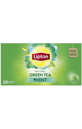 Կանաչ թեյ «Լիպտոն» անանուխի համով 25հատ