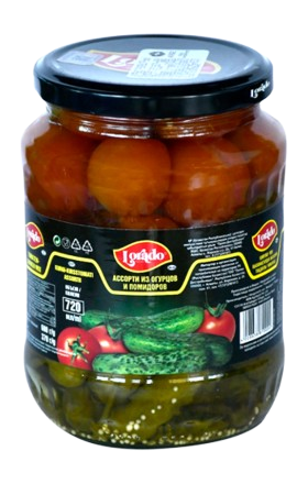 Корнишоны с помид. мар "Лорадо" 720мл