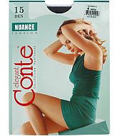 Զուգագուլպա «Conte Elegant Nuance 15 Den N4» Սև