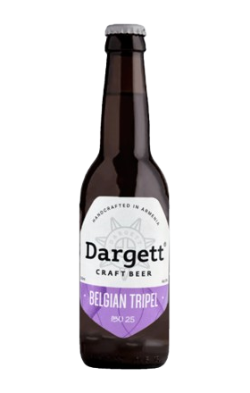 Beer "Dargett" Belgian Tripel, glass container 0.33l