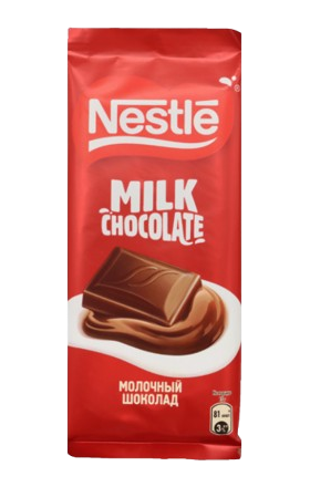 Шоколадная плитка молочная "Nestle" 75г