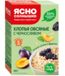 Վարսակի շիլա «Յասնո սոլնիշկո» սև սալոր 300գր