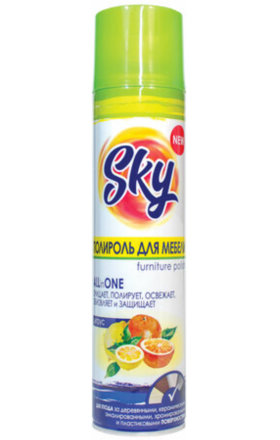 Furniture varnish "Sky max" citrus 300 ml