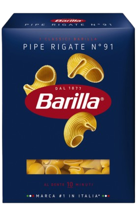 Pasta "Barilla" Pipe Rigate №91 450g