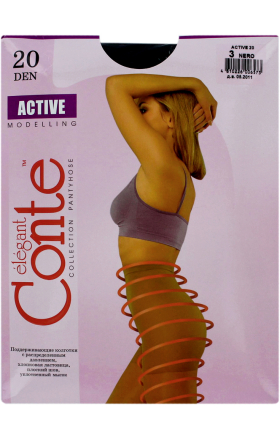 Колготки "Conte Elegant Active 20 Den N3" Черный