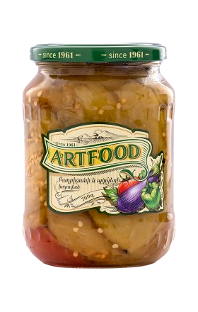 Baked eggplant and pepper "Artfood" 700ml 