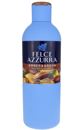 Shower gel "Felce Azzurra Amber e Argan" 650ml
