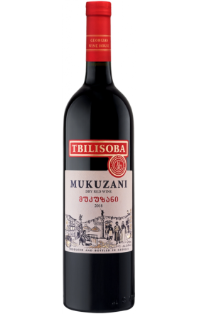Вино "Мукузани" красное сухое 750мл