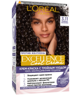 Մազի ներկ «L'Oreal» Excellence 3.11 մոխրա-շագանակագույն
