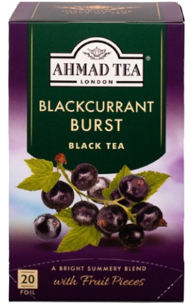 Black tea "Ahmad" Blackcurrant Burst, 20pcs