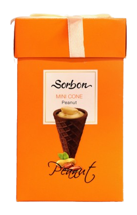Վաֆլե մինի կոներ «Սորբոն» գետնանուշով 200գր