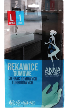Rubber gloves "Anna Zaradna" L