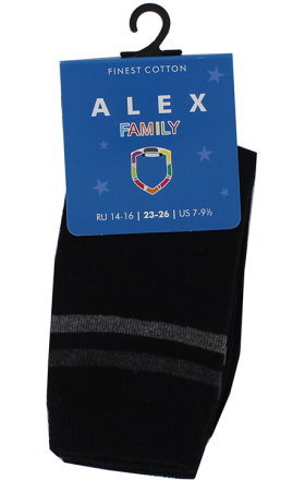 Գուլպաներ «Ալեքս» Family Սև, 23-26 