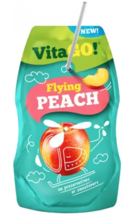 Напиток сокосодержащий Персиковый VitaGO 200мл 