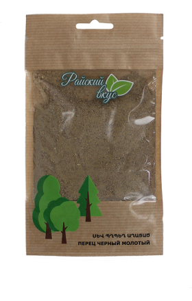 Black ground pepper "Rayski Vkus" 50g
