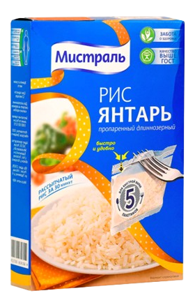 Рис "Мистраль" Янтарь 5пак. 400г