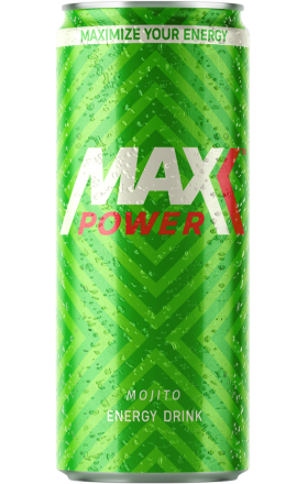 Էներգետիկ ըմպելիք «Մաքս Փաուեր» մոխիտո թ/տ 330մլ